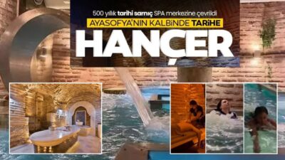 Ayasofya Camisi yanında bulunan bin 500 yıllık tarihi sarnıç, 5