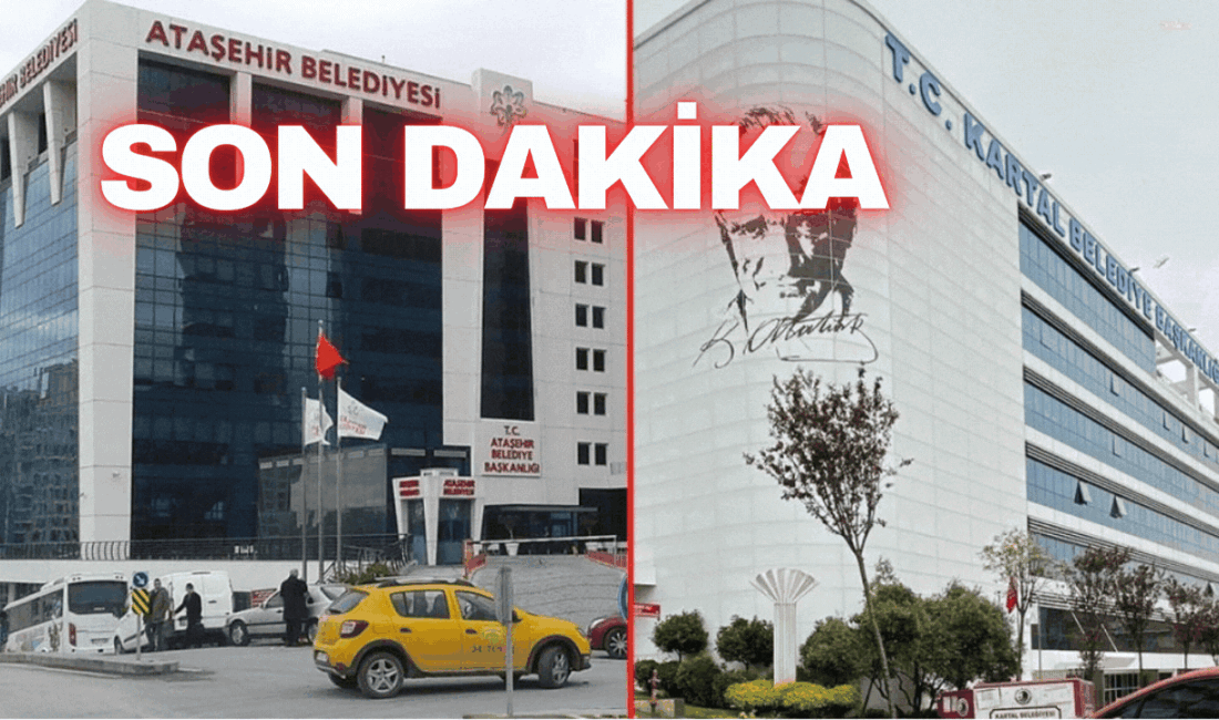 İstanbul'da, aralarında Kartal ve Ataşehir Belediye Başkan Yardımcılarının da bulunduğu