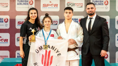Ümraniye Belediyesi Spor Kulübü’nün genç judocusu Sema Nur Yüksel, Ankara’da