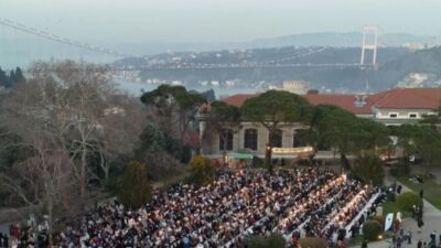 Boğaziçi Üniversitesi'nde iftar geleneği sürüyor. Bu yıl da Ramazan'da binlerce