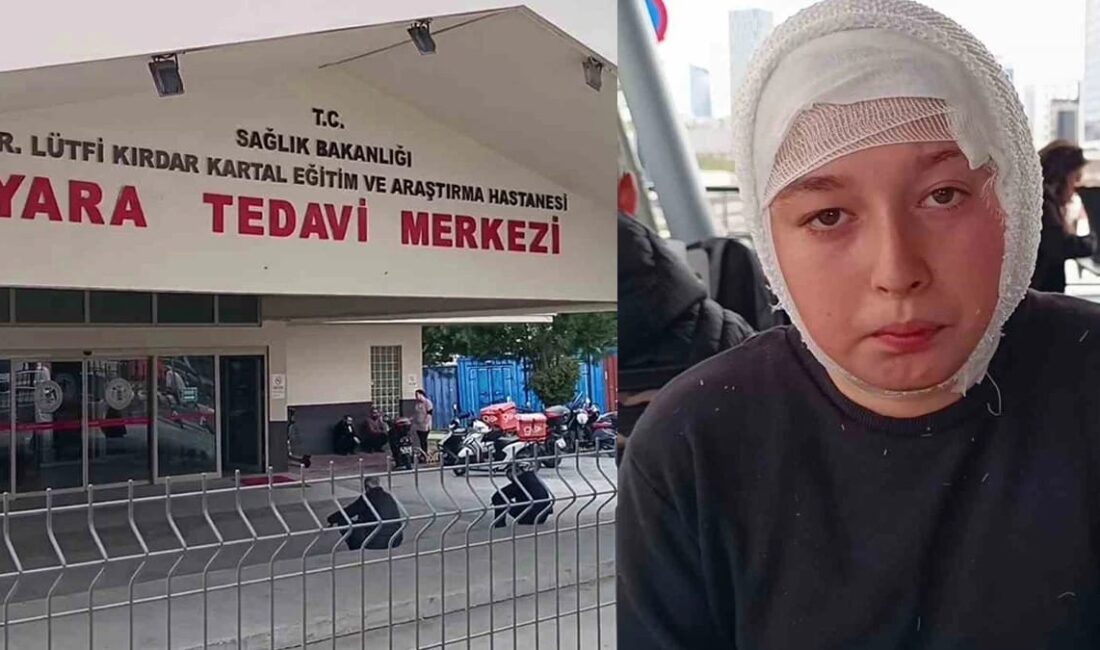 İstanbul Kartal'da bulunan bir özel okulda, derste yapılan deney sırasında