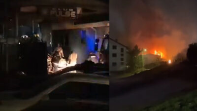 Kuzey Makedonya’nın Koçana şehrinde, binden fazla kişinin bulunduğu bir gece