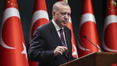Cumhurbaşkanı Erdoğan, kabine toplantısı sonrası yaptığı açıklamada Türkiye'nin beka sorunu