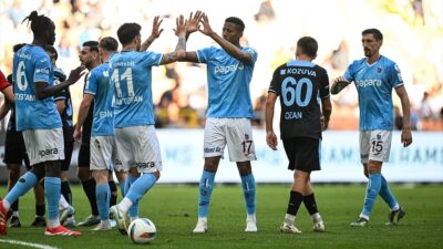 Süper Lig'in 32. haftasında Trabzonspor, deplasmanda Adana Demirspor’u 1-0'lık skorla