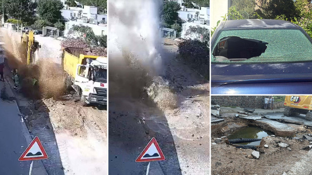 Bodrumda Isale Hatti Patladi. Evleri Su Basti Araclar Hasar Gordu 2