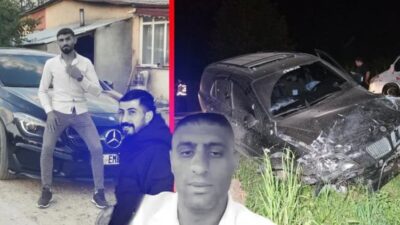 Bursa’nın Orhangazi ilçesinde lüks otomobil, karşı istikametten gelen cip ile