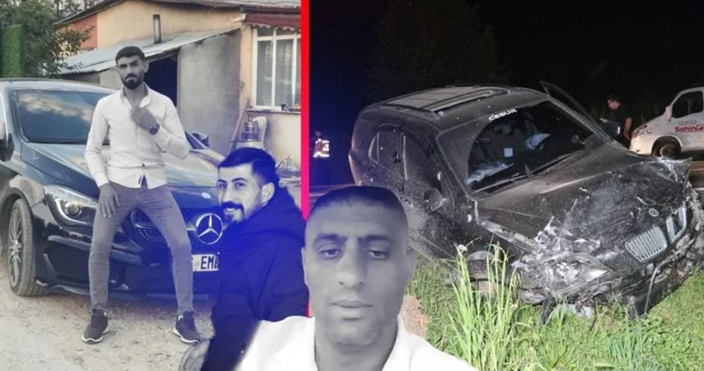 Bursa’nın Orhangazi ilçesinde lüks otomobil, karşı istikametten gelen cip ile
