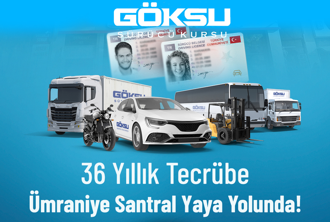 Sürücü kursu sektöründe marka haline gelmiş, 36 yıllık tecrübenin eseri