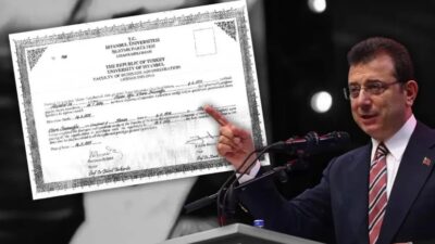 İstanbul Üniversitesi tarafından diploması iptal edilen Ekrem İmamoğlu'nun diploma bilgisini