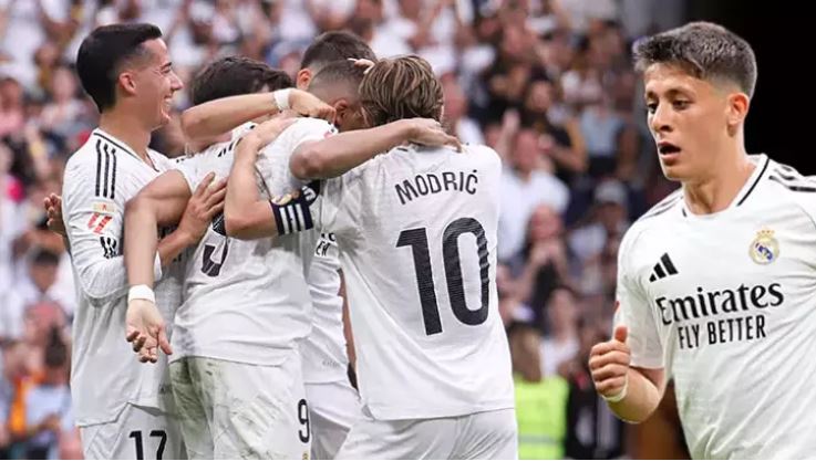 Real Madrid, sezonun kapanış mücadelesinde Real Sociedad’ı 2-0 mağlup etti.