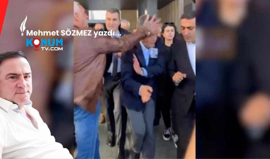 CHP lideri Özgür Özel'e AKM çıkışında yumruklu saldırıyı kaleme alan