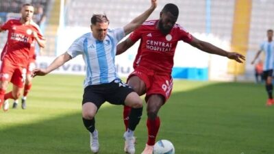 1. Lig'in 37. haftasında Ümraniyespor, deplasmanda Erzurumspor’a 2-0 mağlup oldu.