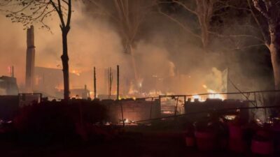 İstanbul’un Şile ilçesinde gözleme üzerine hizmet veren bir restoranda gece