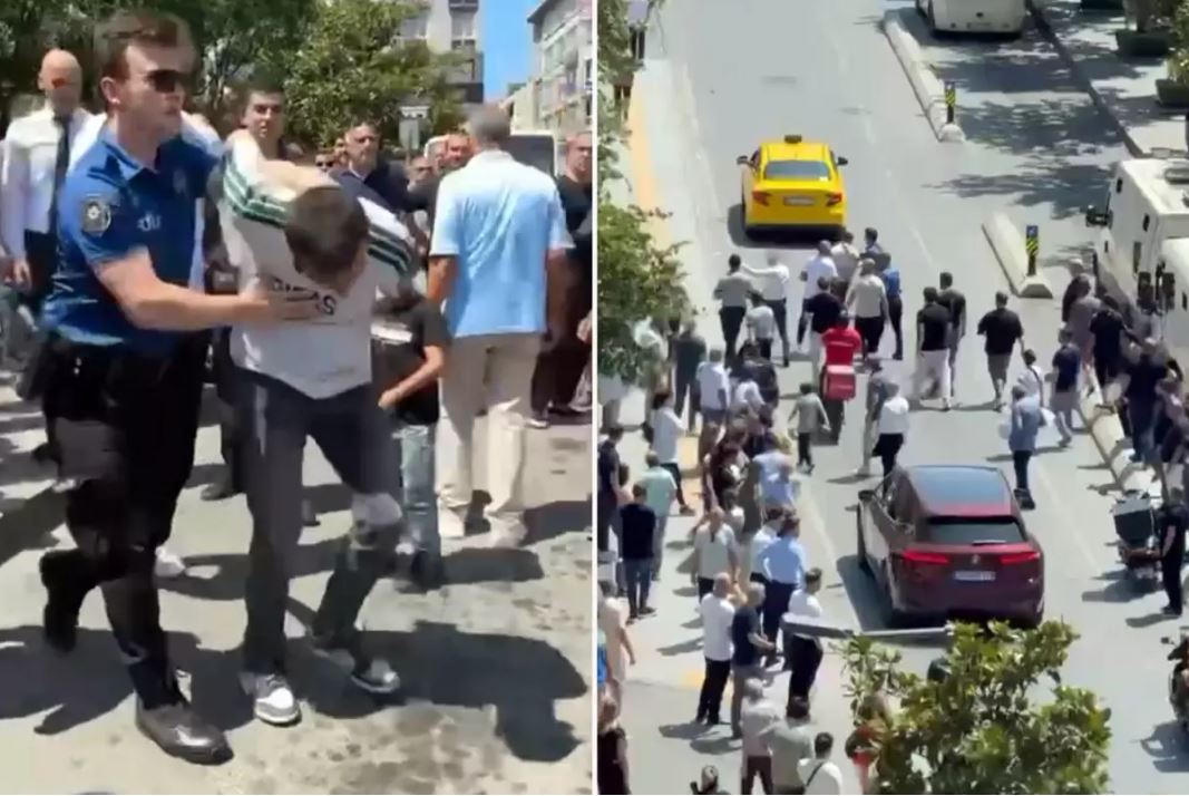Bakırköy Zeytinlik Mahallesi'nde özel bir hastanenin bahçesinde meydana gelen silahlı