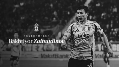 Beşiktaş, Kazak savunma oyuncusu Bakhtiyor Zainutdinov ile yollarını ayırdı. Dinamo