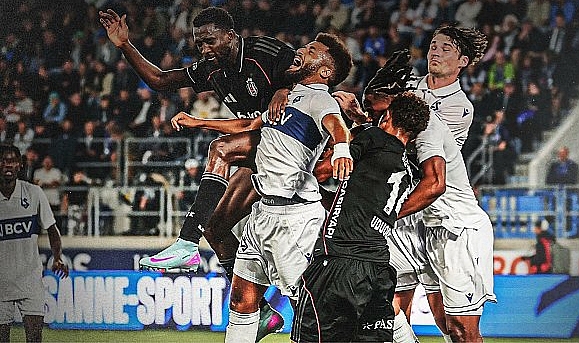 Beşiktaş, UEFA Avrupa Konferans Ligi'nde FC Lausanne-Sport’a 1-0 mağlup oldu.