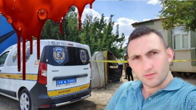 Burdur'da bir kişi, evinin önüne tır park ettiği için tartıştığı