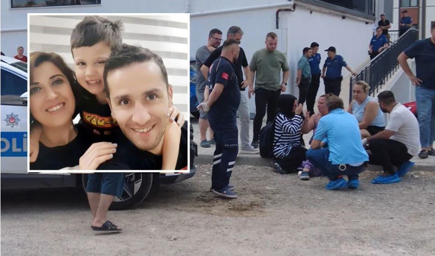 Edirne'de Ömer Gökhan Alacı. (41), tartıştığı eşi Didem Örs Alacı