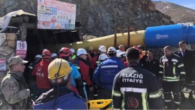 Elazığ’ın Palu ilçesinde bir maden ocağında göçük meydana geldi. Olay