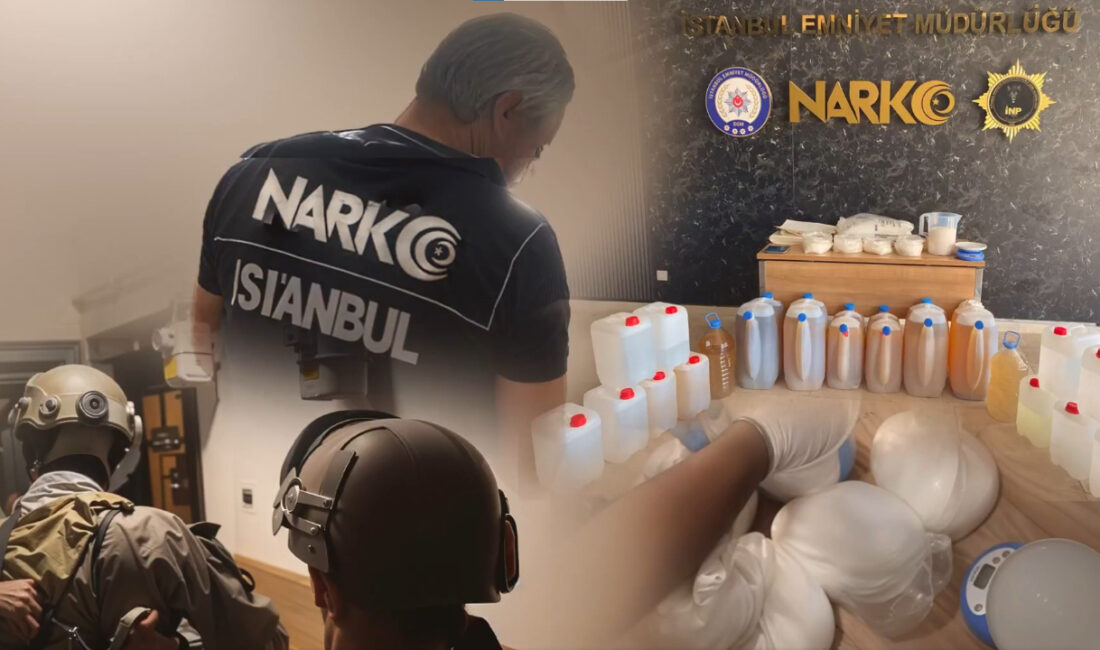 İstanbul Esenyurt’ta düzenlenen operasyonda 207 kilogram metamfetamin ele geçirildi. İçişleri