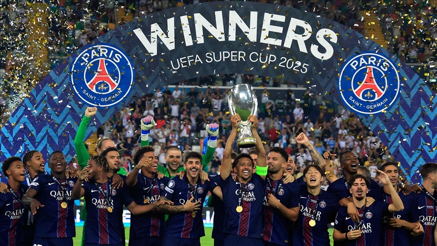 PSG, 2024-2025 UEFA Süper Kupa Finali'nde Tottenham'ı 2-2 biten maçın