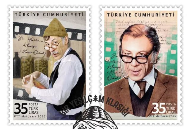 Münir Özkul’un 100. doğum yılına özel PTT tarafından “Bir Yeşilçam