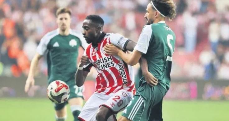 2-1’in rövanşında Panathinaikos’u ağırlayan Karadeniz temsilcisi, kaleci Dragowski’ye takıldı. Avrupa