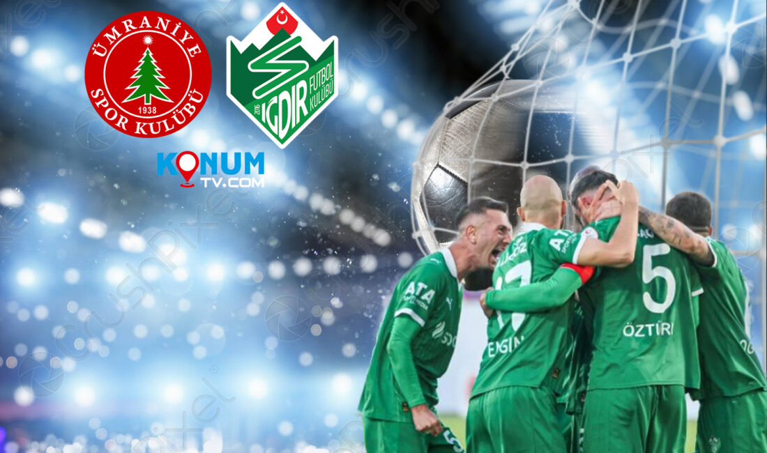 TFF 1. Lig 6. hafta maçında Ümraniyespor, sahasında Iğdır FK’ya