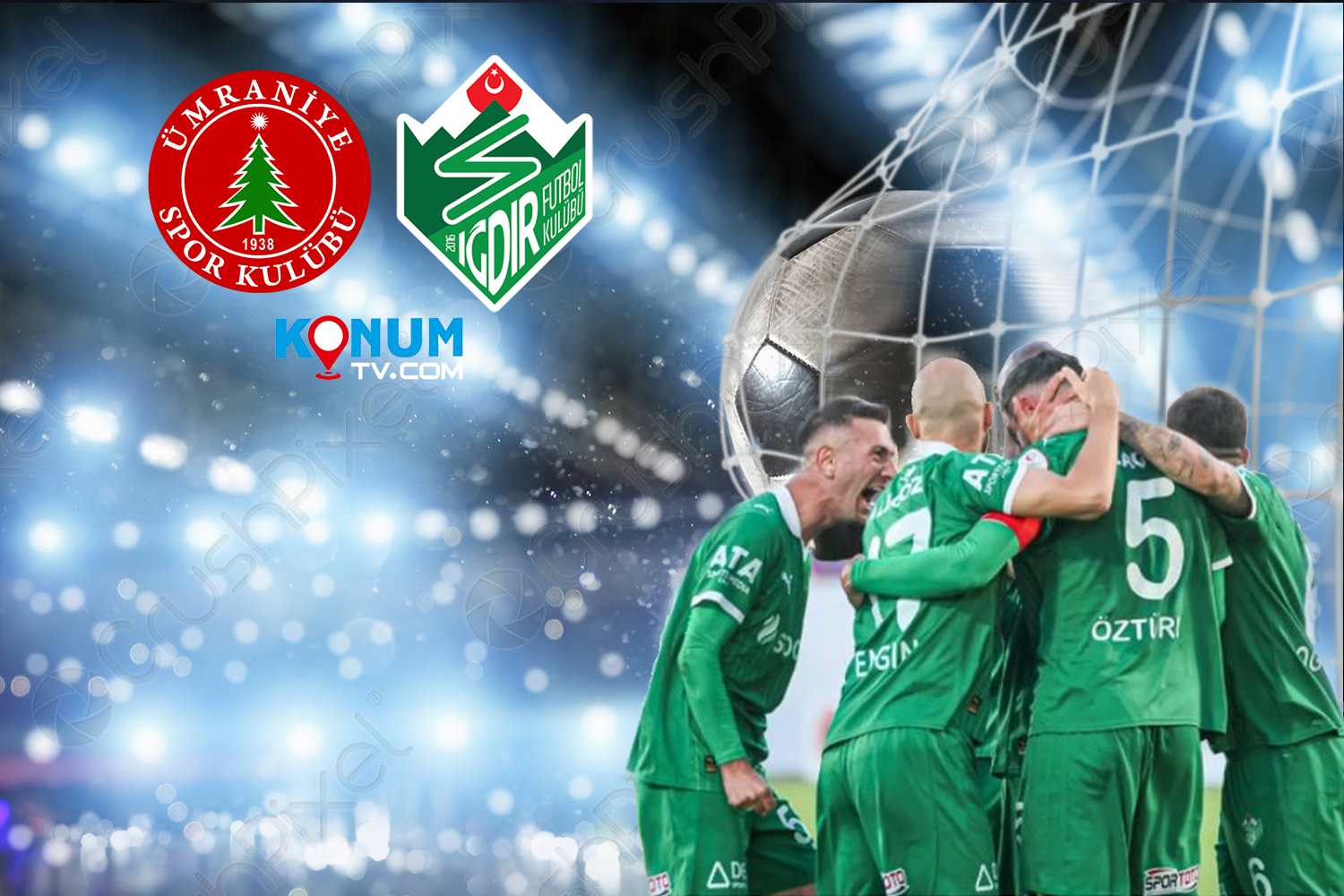 TFF 1. Lig 6. hafta maçında Ümraniyespor, sahasında Iğdır FK’ya
