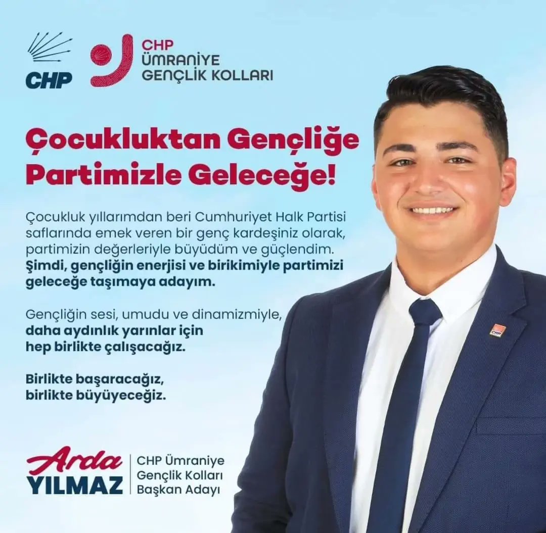CHP Ümraniye Gençlik Kolları Başkanı İstifa Etti 1 Arda Yilmaz istifa