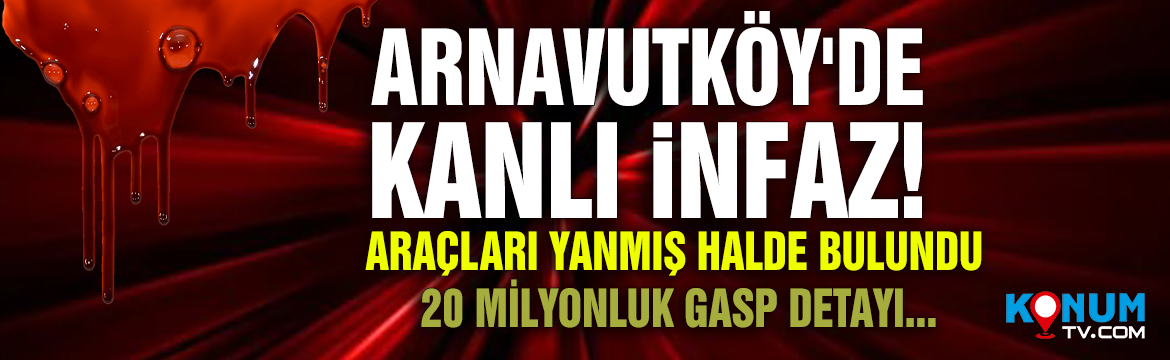 İstanbul Arnavutköy'de gece saatlerinde cadde