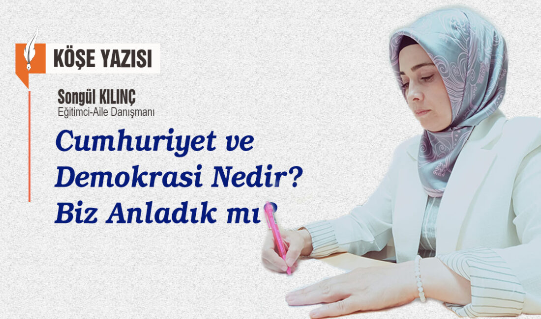 Cumhuriyet ve Demokrasi Nedir? Biz Anladık mı? Cumhuriyet ve demokrasi kavramlarının Türkiye’de nasıl hayata geçtiğini, halkın egemenliği