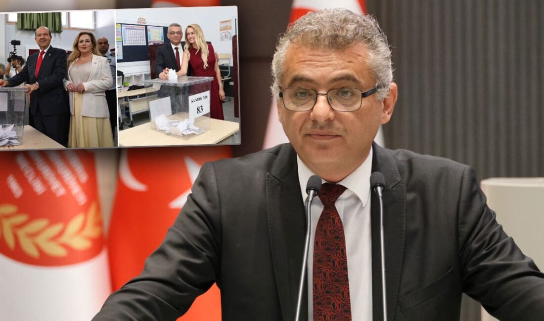 KKTC'nin Yüksek Seçim Kurulu (YSK) Başkanı Bertan Özerdağ açıkladığı sonuçlara