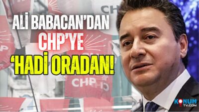 DEVA Partisi Genel Başkanı Ali Babacan, "CHP'nin oylarıyla seçildiler" söylemlerine