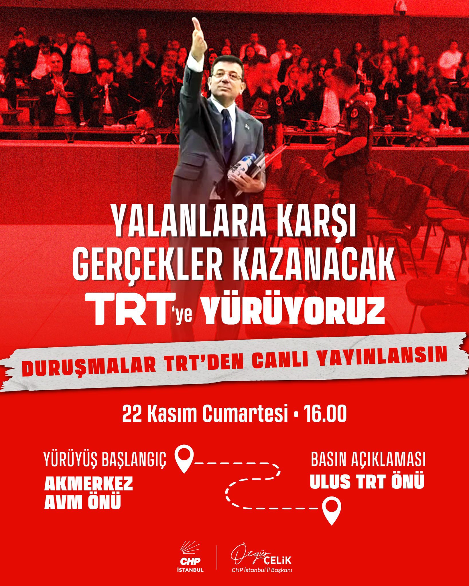 CHP TRT binasina yuruyecek 2