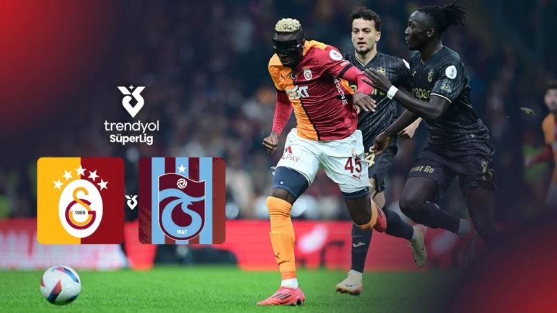 Süper Lig'in 11. haftasında Galatasaray ile Trabzonspor Rams Park'ta karşı