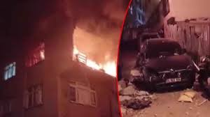 Kağıthane Yahya Kemal Mahallesi’nde 6 katlı bir binanın 2. katında