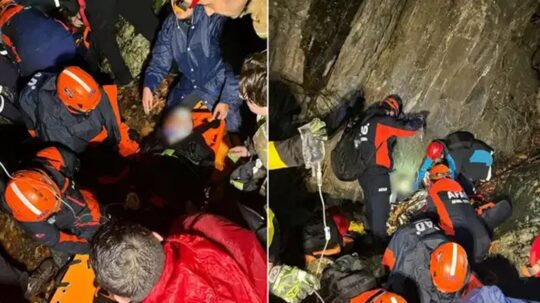 Bursa Uludağ Milli Parkı'na çıkan iki çocuktan biri, Balaban Deresi