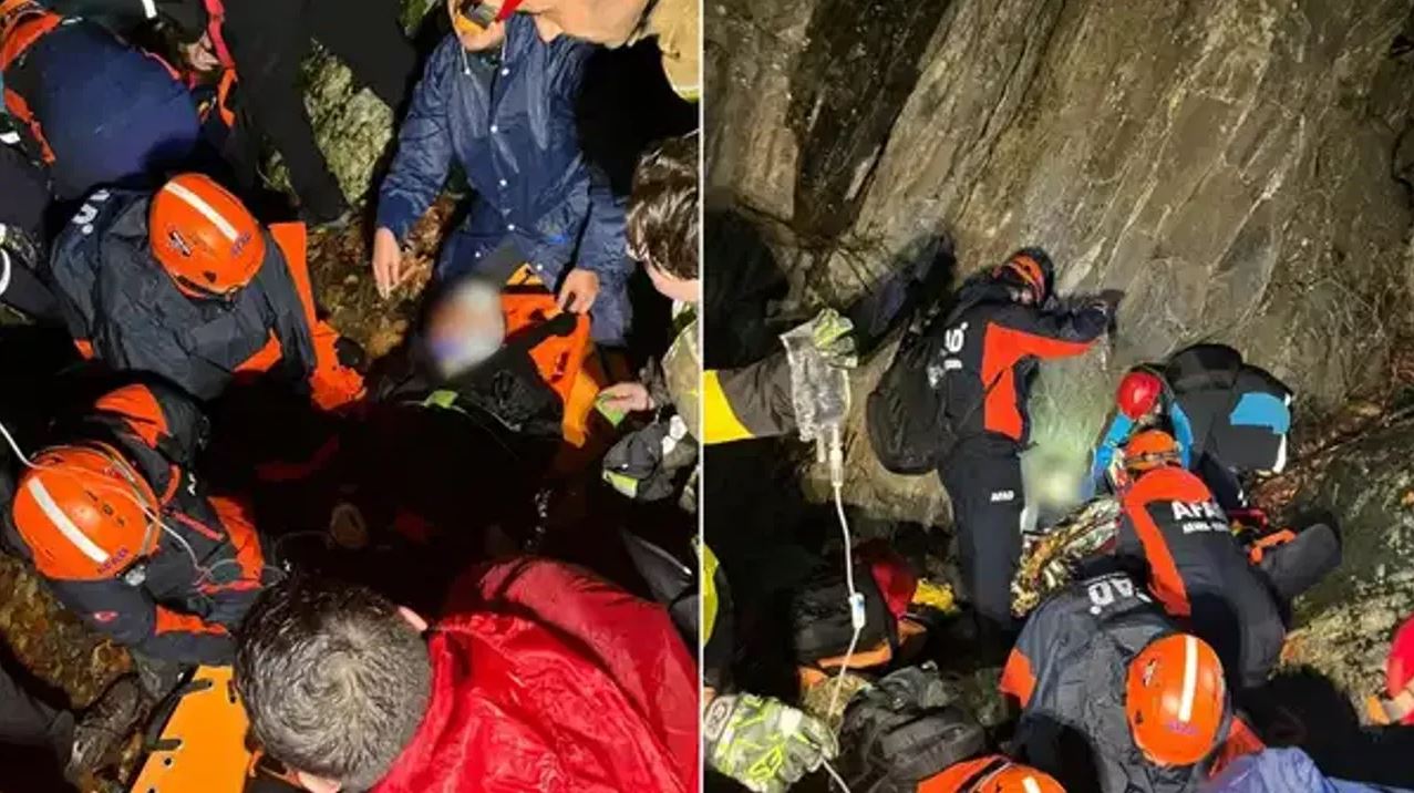 Bursa Uludağ Milli Parkı'na çıkan iki çocuktan biri, Balaban Deresi