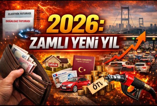 2026 zam yılı olacak. Vergiden enerjiye, sağlıktan ulaşıma pek çok
