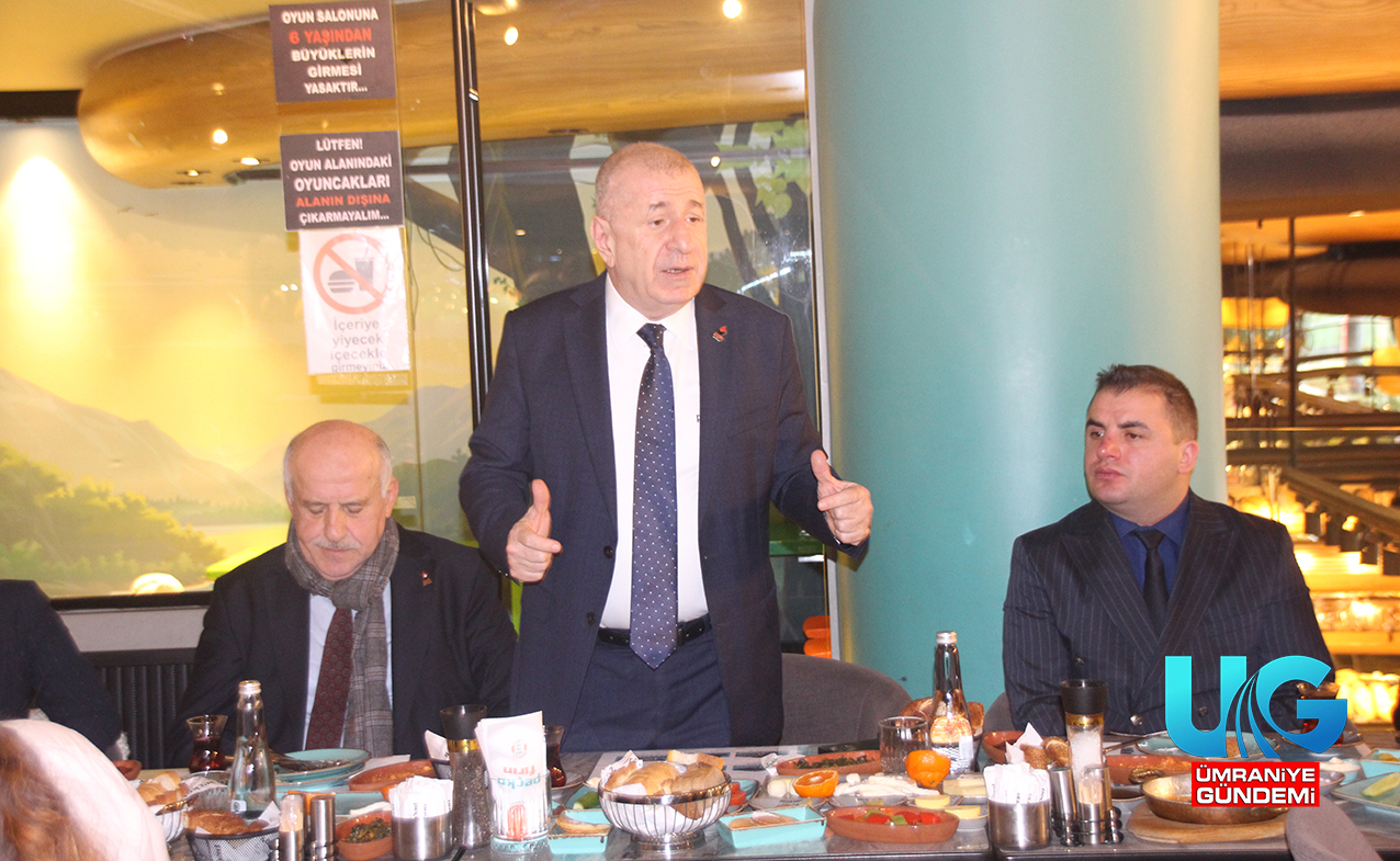 Zafer Partisi Genel Başkanı Ümit Özdağ, Ümraniye’de düzenlenen programda 'İstanbul