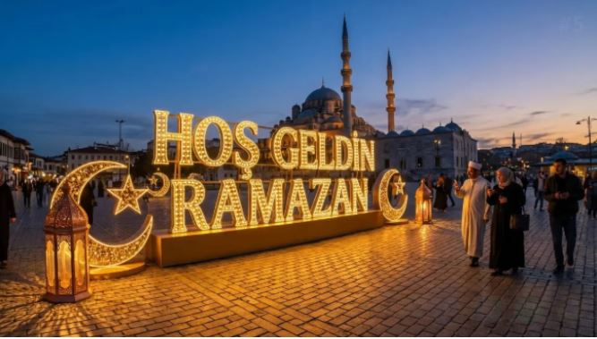 İstanbul’da, ramazan boyunca kent genelinde dış cephe aydınlatmaları gece boyunca
