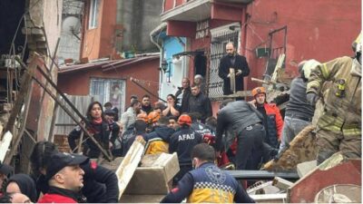 İstanbul Fatih’te bitişik 2 bina doğalgaz patlaması nedeniyle çöktü. Olay