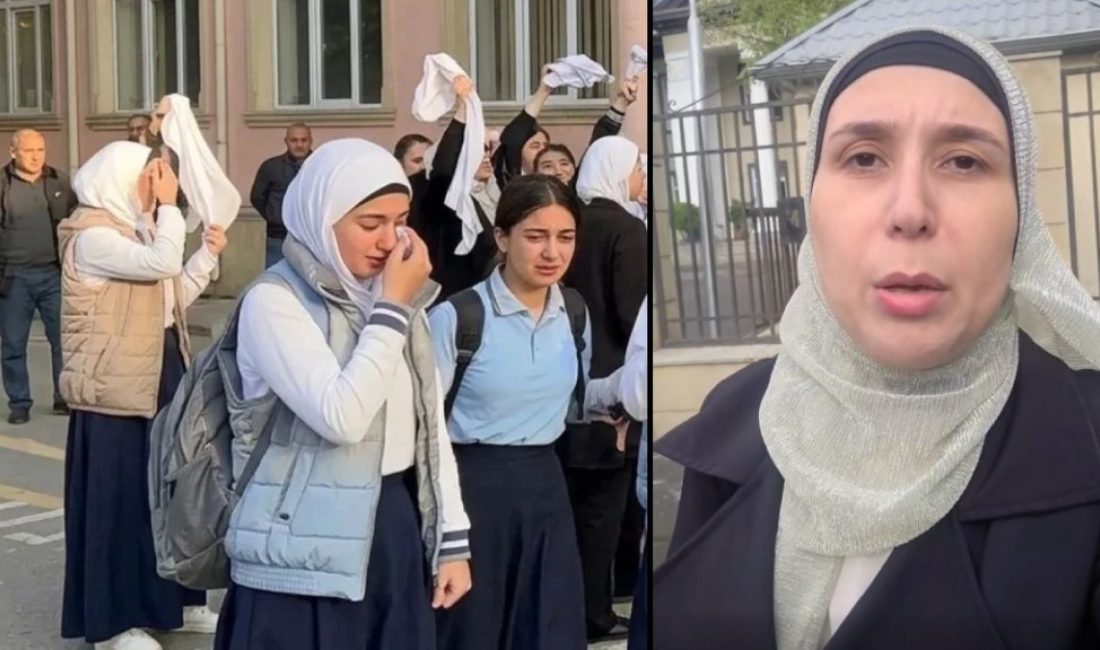 Azerbaycan'da okullardaki başörtüsü kısıtlamaları, sağlık sorunları yaşayan bir öğretmenin işten