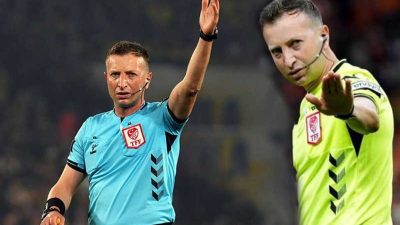 Süper Lig hakemi Yasin Kol ile Süper Lig yardımcı hakemi