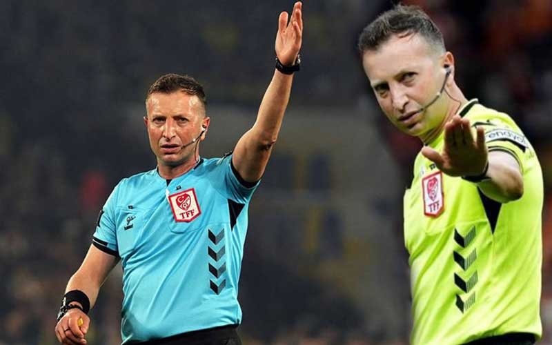 Süper Lig hakemi Yasin Kol ile Süper Lig yardımcı hakemi